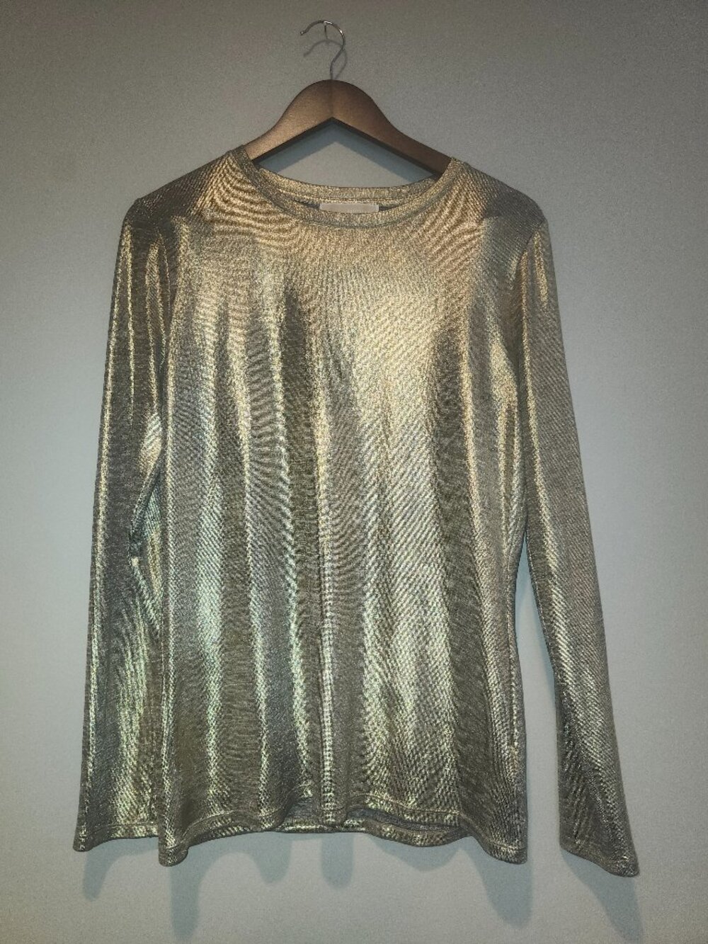 Gold Michael Kors Long sleeve top